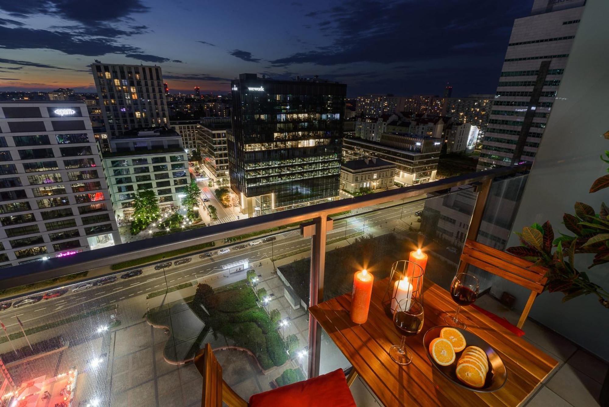 Lumina Apart With Balcony Platinum Tower Warszawa Eksteriør billede